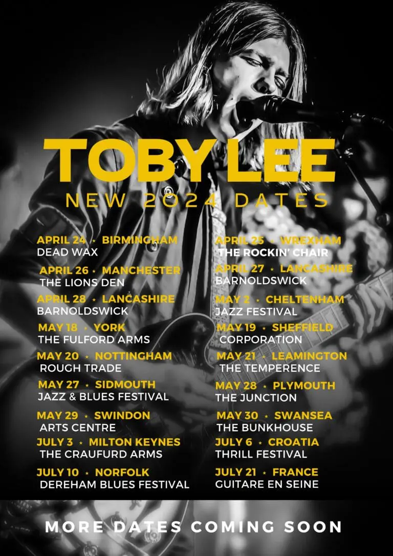 Toby Lee Band 2024 Tour Dates