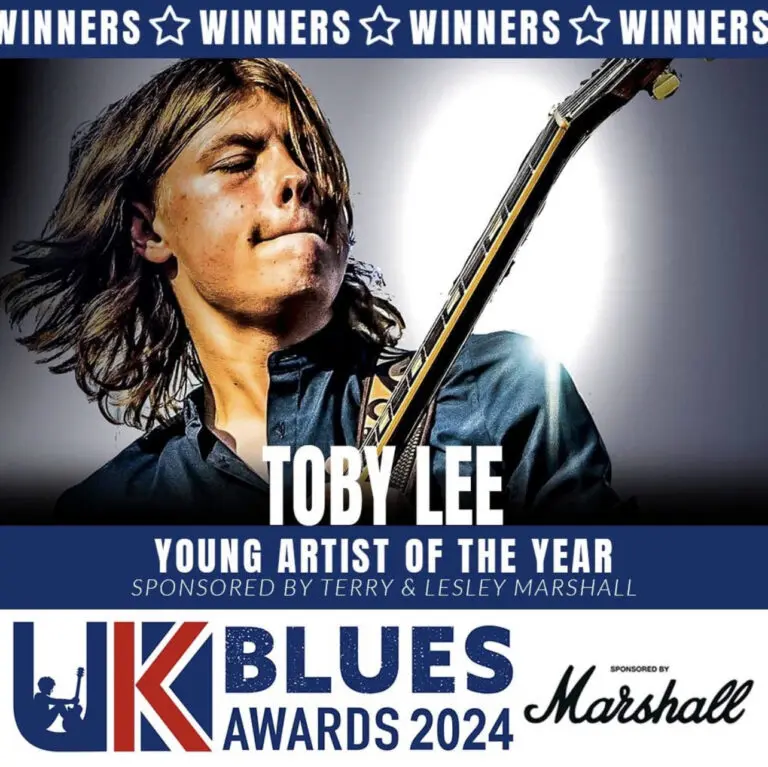 Toby Lee wins at UK Blues Awards